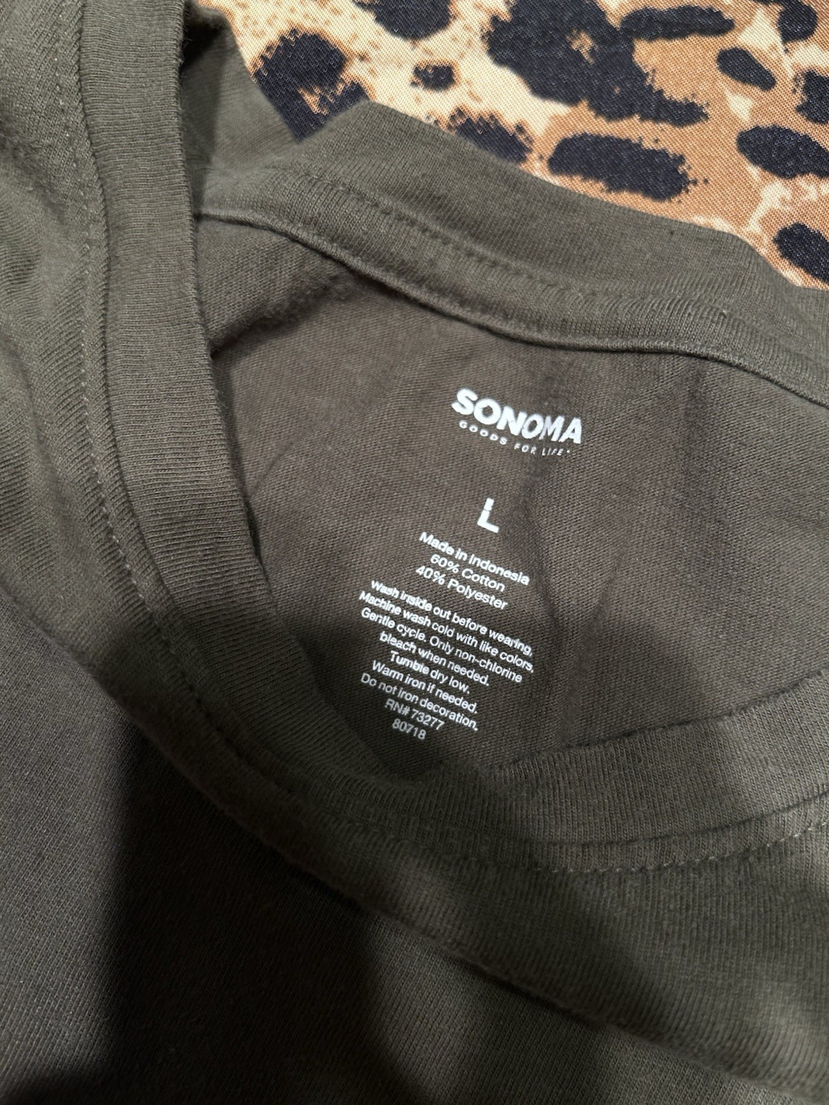 Sonoma Olive Dark Green Shamrock Graphic Tee