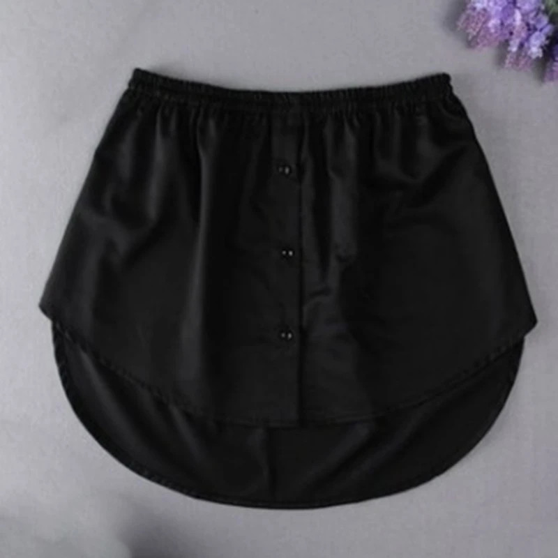 Women Girls Shirt Blouse Extender Adjustable Layering Faux Top Lower Sweep Mini