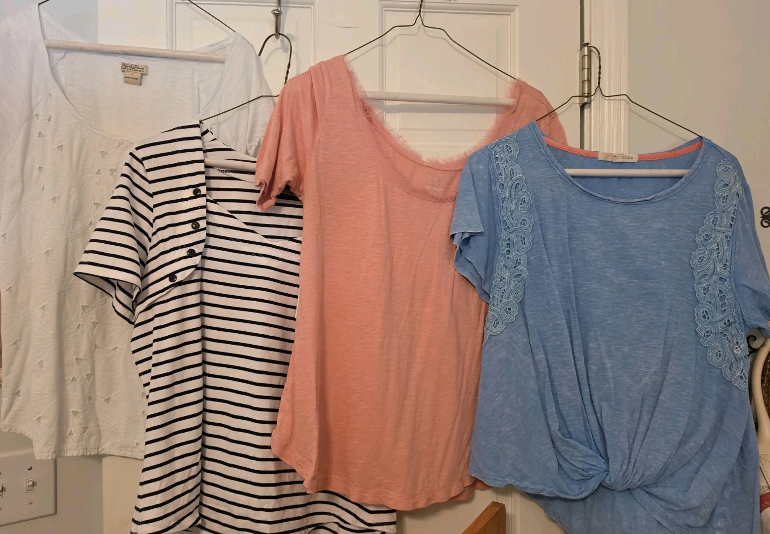 Lot Of 4-Sz-Lrg*Spring/Summer Tops. Lucky, Old Navy, Requirements, Rewind