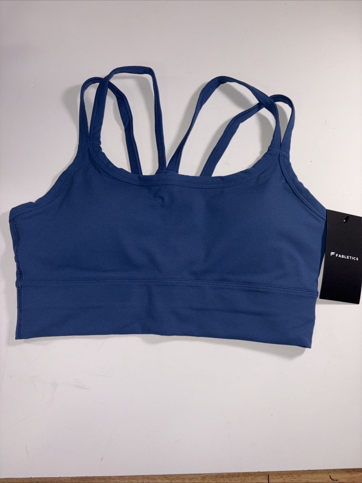 Fabletics Women’s Principal Med Impact Sports Bra Classic Indigo Size: S NEW!