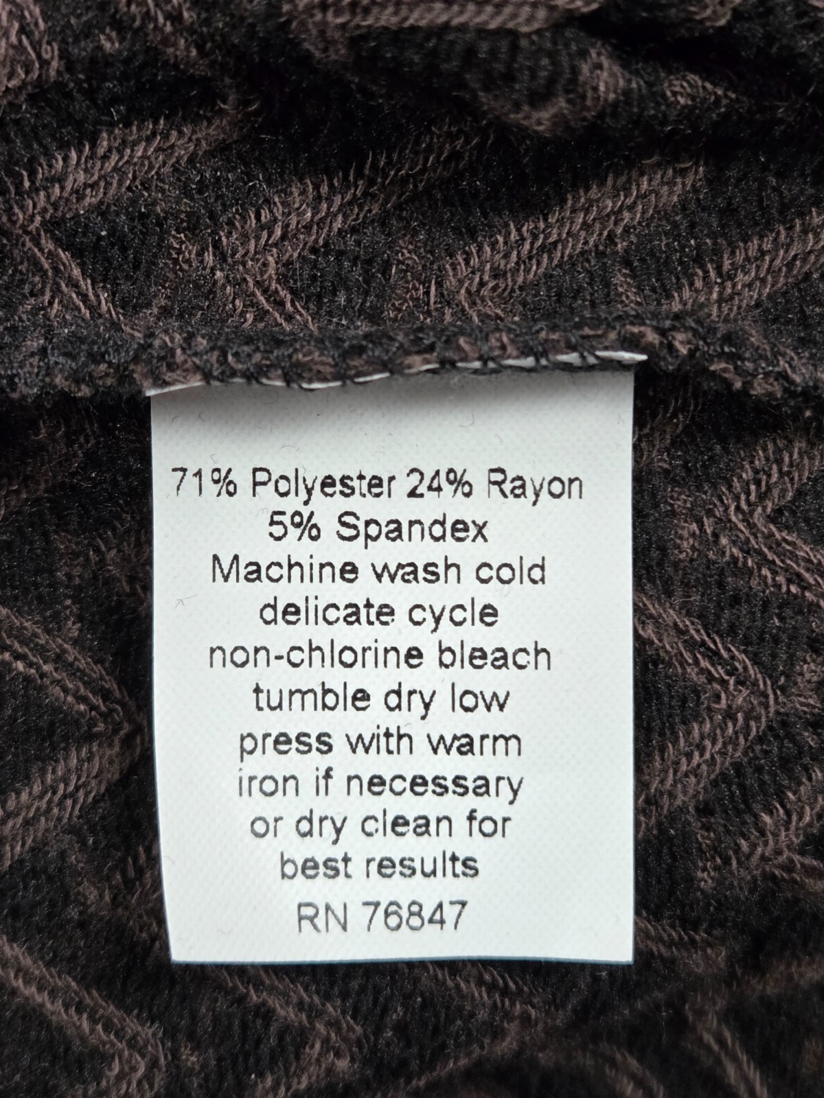 Apropos Brown Asymmetrical Knit Blouse Small Pocket Anthropologie Made in USA