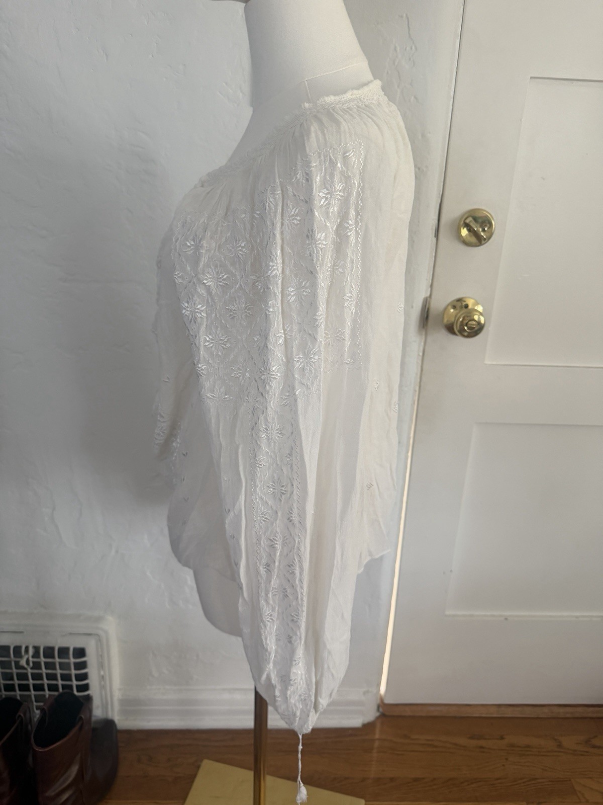 1970s peasant blouse