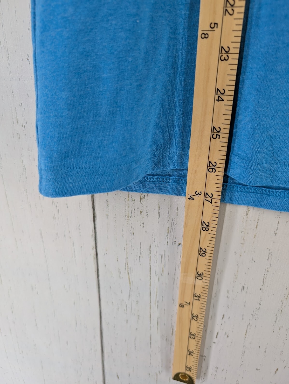 Gildan Size Large Womens Blue Canning Graphic Short Sleeve Casual Top