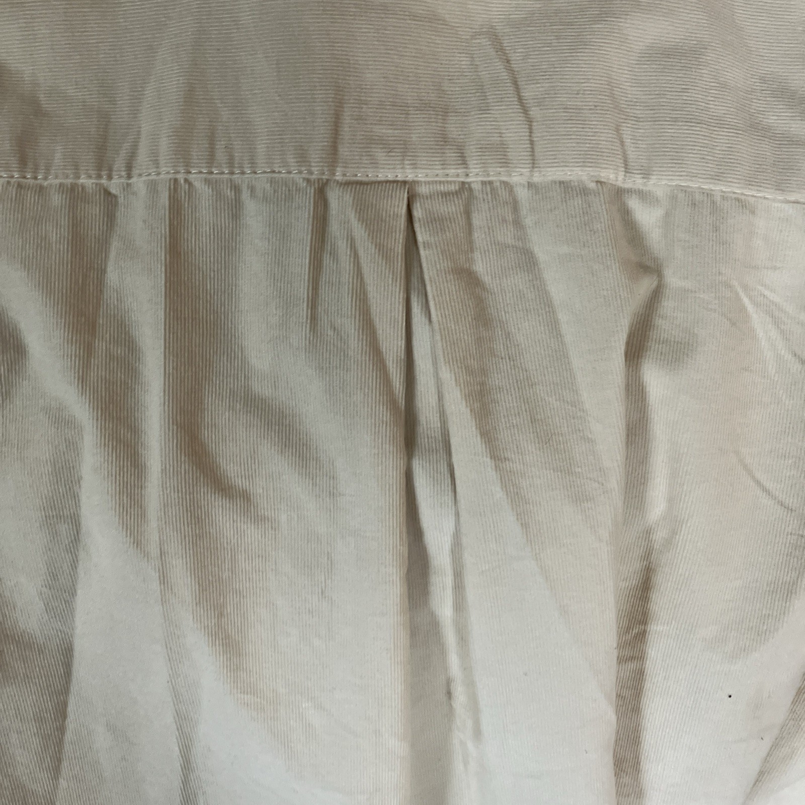 Velvet Heart Western Shirt New Women’s Large Cream Cotton Long Sleeve Pearl Snap