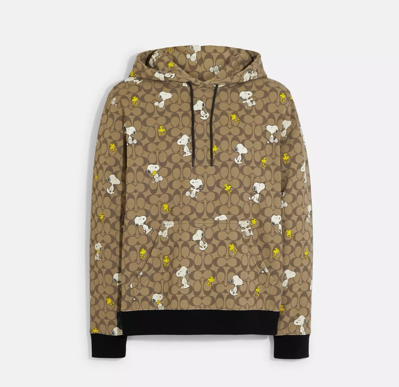 PEANUTS SNOOPY m219 Coach Pattern Hoodie Men’S M Recommended For Women