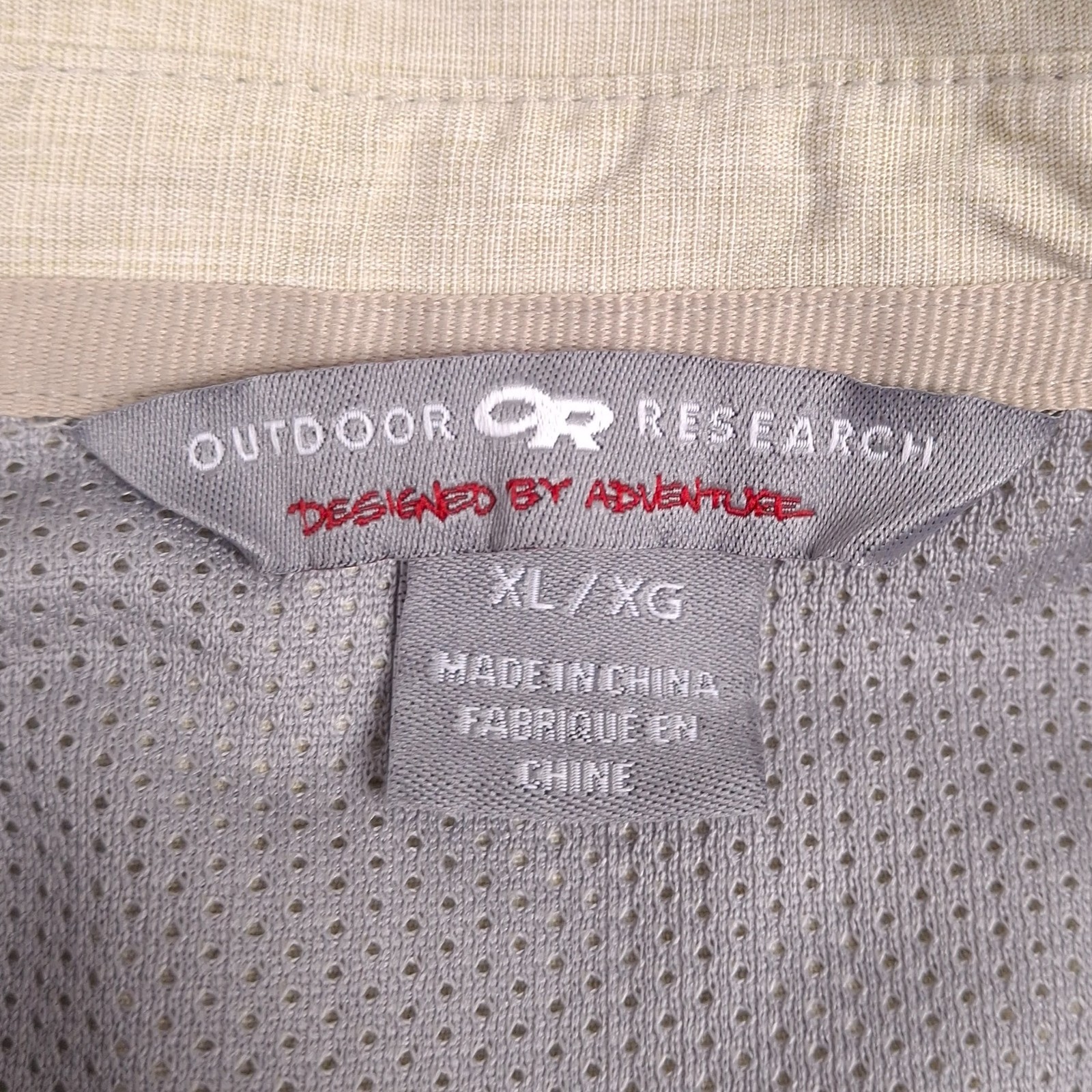 Outdoor Research womens XL UPF 50 long sleeve hiking shirt trail roll tab vented