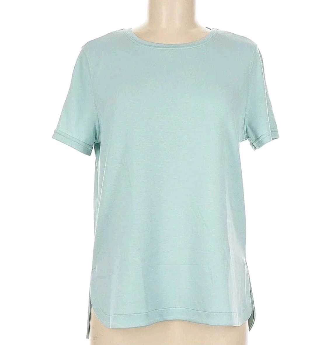 Member’s Mark Women’s Short Sleeve Luxe Tee Size XXL Mint Zest Relaxed Fit