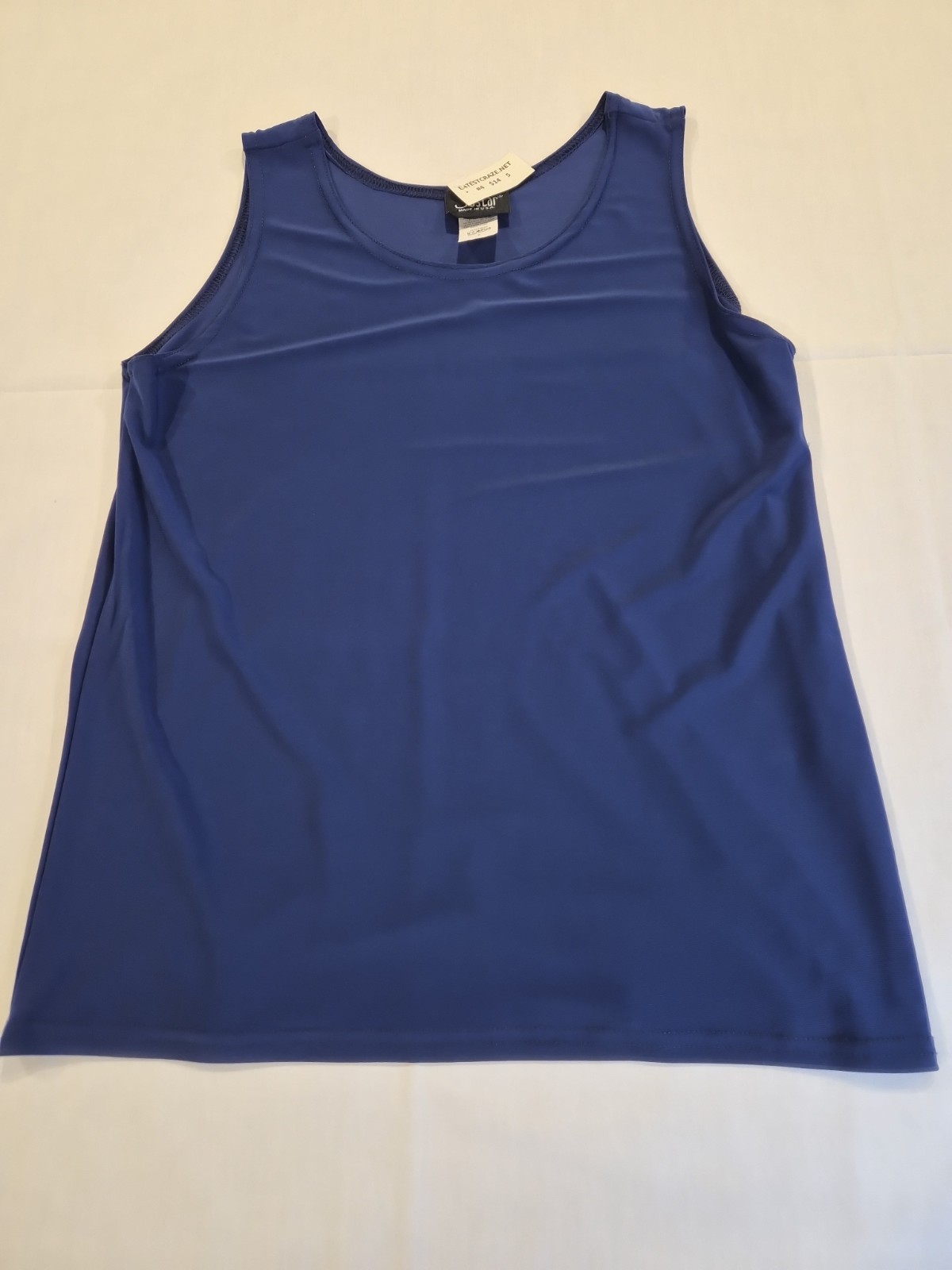 Jostar Tank Shirt Size Small Silid Blue NWT B748