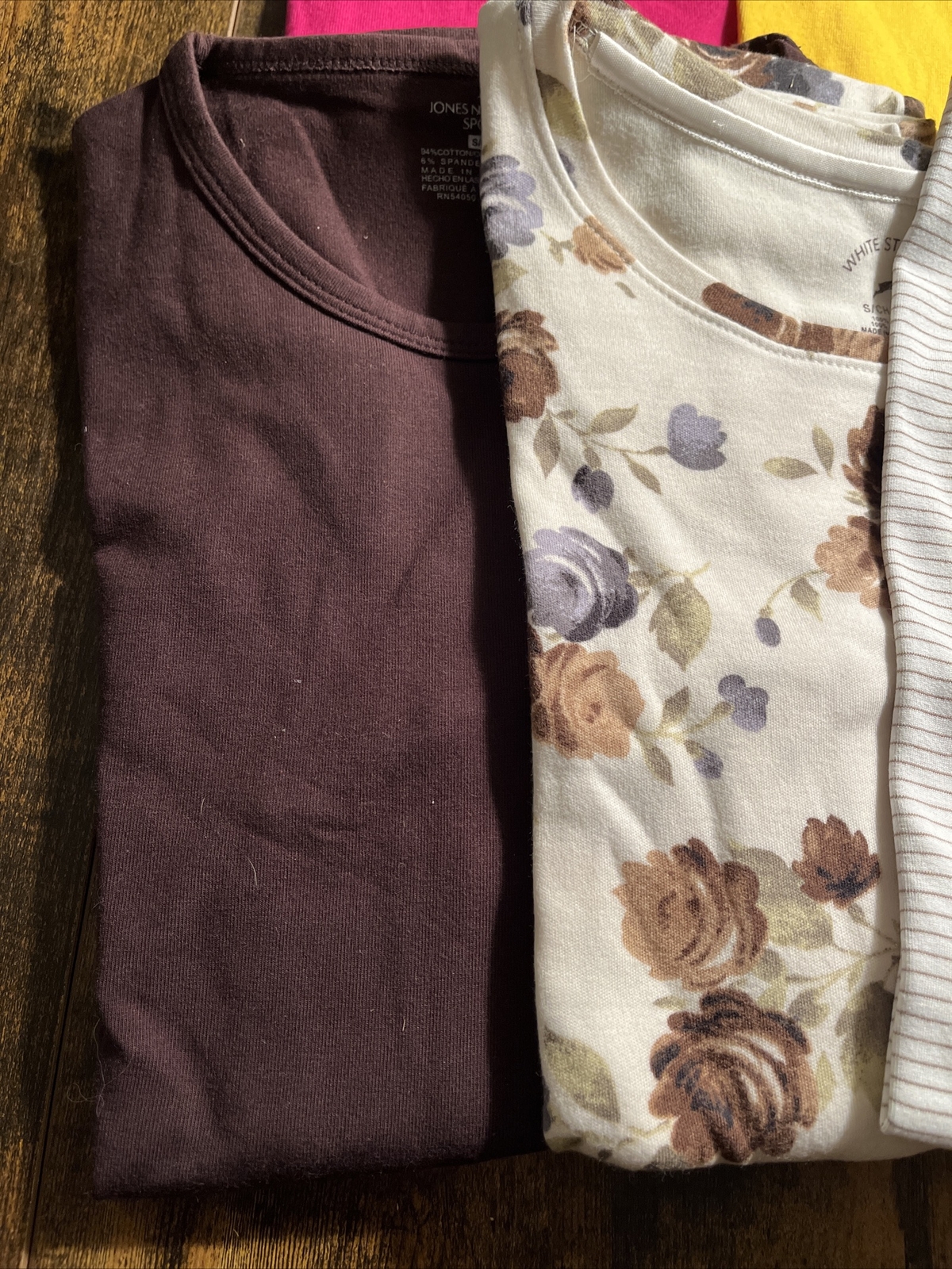Women’s Lot Of 5 T Shirts Tops Mixed Brands & Colors Size S