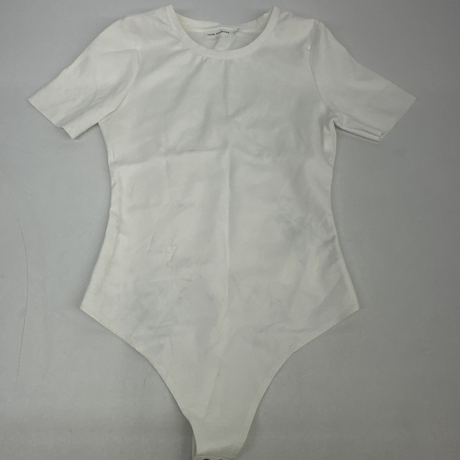 Good American Women’s Sculpting Tee Bodysuit White – Size 2