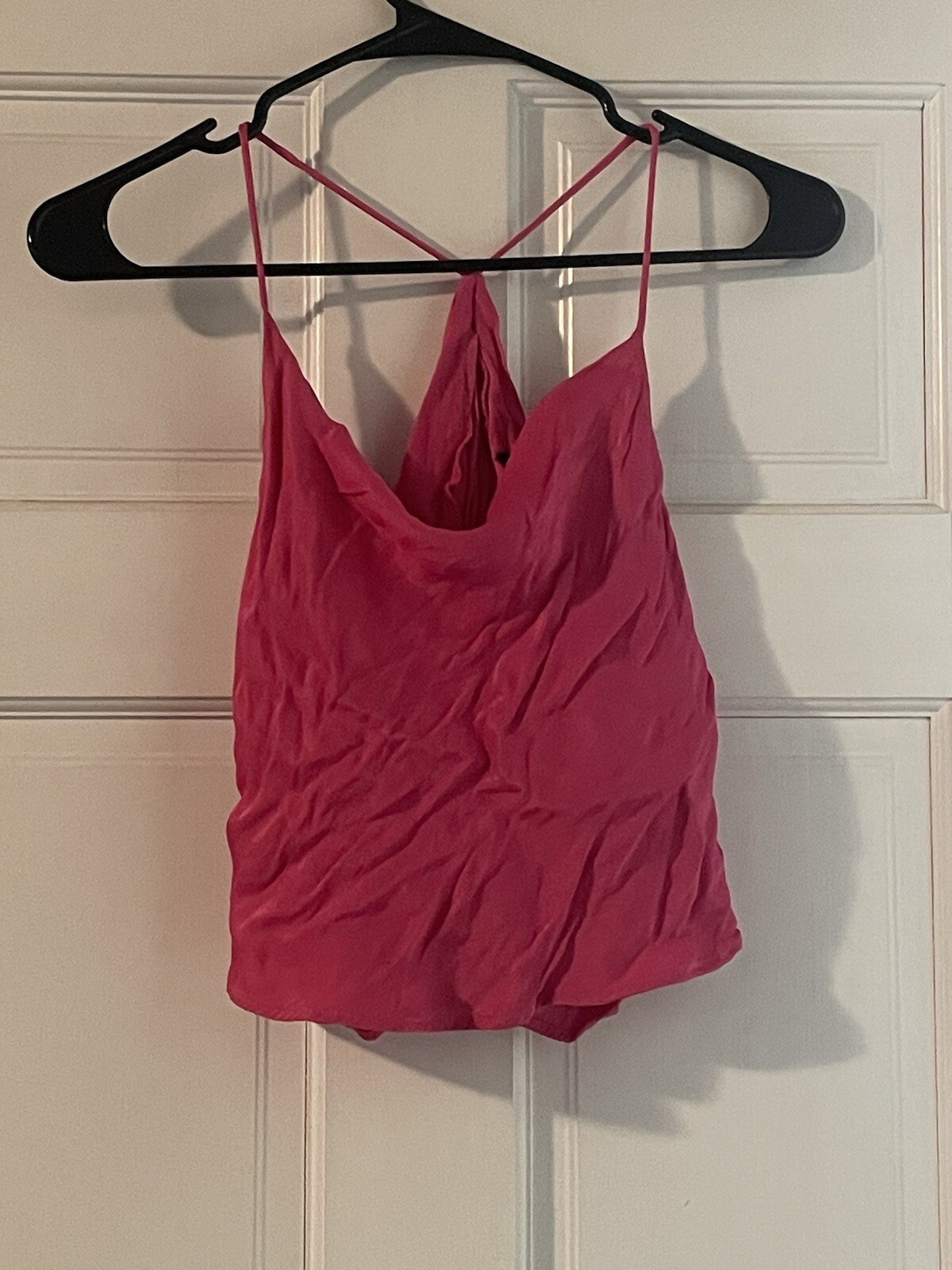 Women’s Small Pink 100% Viscosa Sleeveless Crop Top