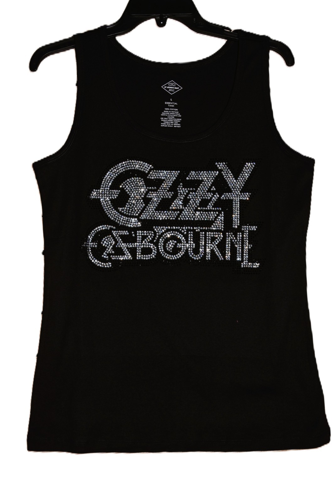 Ozzy Osbourne rhinestone shirt or tank XS S M L XL XXL 1X 2X 3X 4X 5X clear