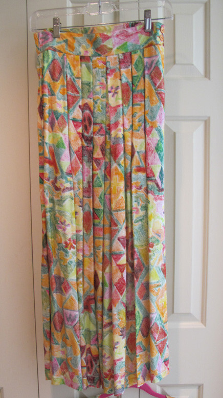 Passports Pier 1 Imports NEW Set 1980 era~NWT LG Blouse & M Skirt~FREE H