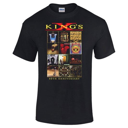 Vintage King’s X 40th Anniversary Rock Music For Fan Unisex S-5XL Shirt A192