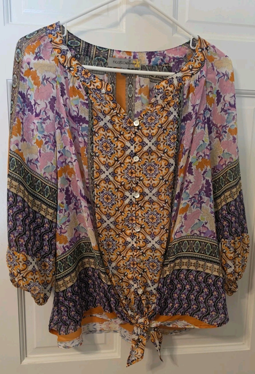 Lot Of 6-Sz-Lrg*Women’s Tops*Various Colors & Styles*3/4 & Long Sleeves*EXC Con