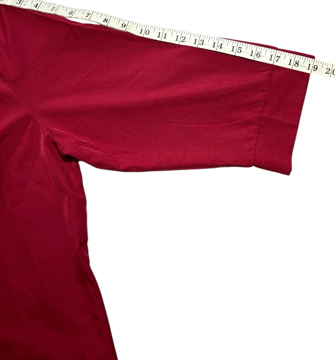 TEMU – NWOT – Burgundy Pullover Tunic Top w/Quarter Sleeves 1XL