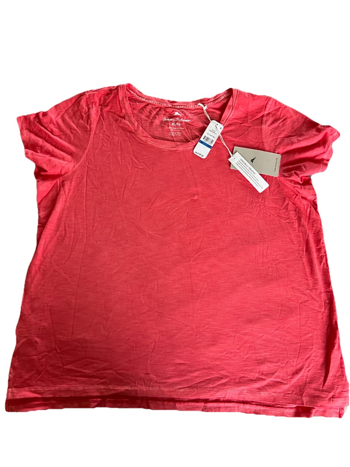 Tommy Bahama Women’s XL Orange Sunshine Twist T-Shirt NWT