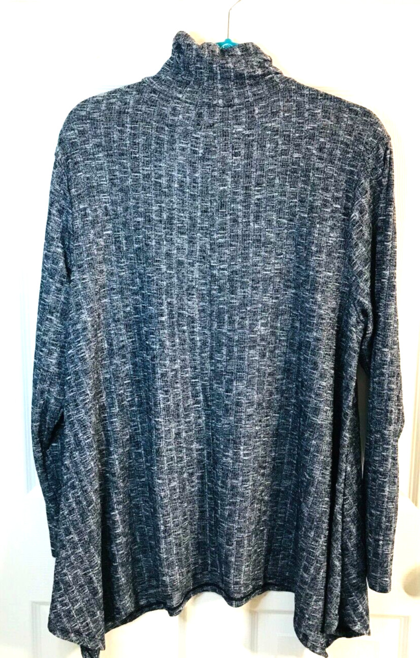 St Johns Bay **MOCK TURTLENECK LONGSLEEVED TUNIC TOP** You Choose Color