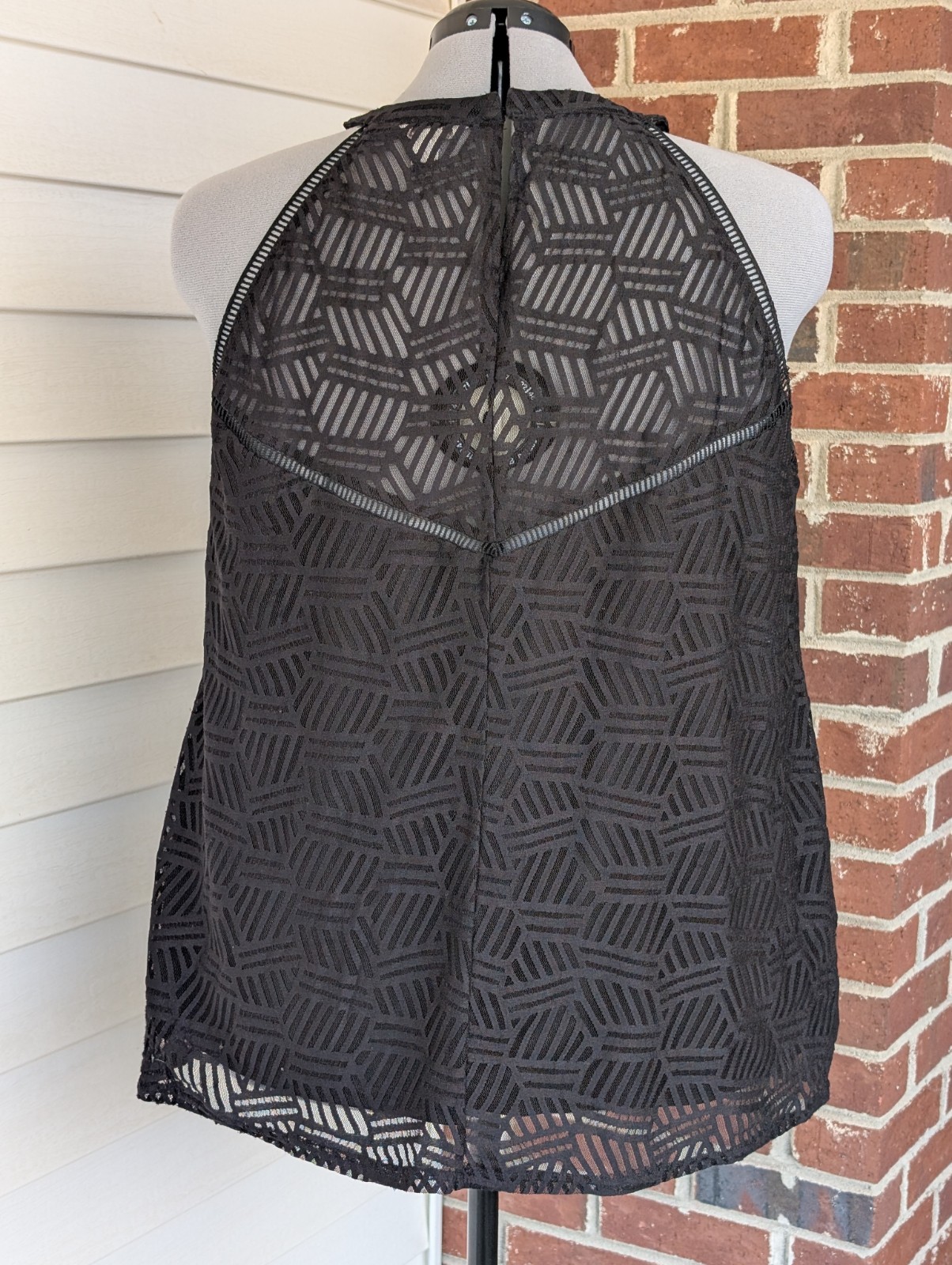 Cato Black Tank Size 22/24W Lace Top Beautiful Any Occasion