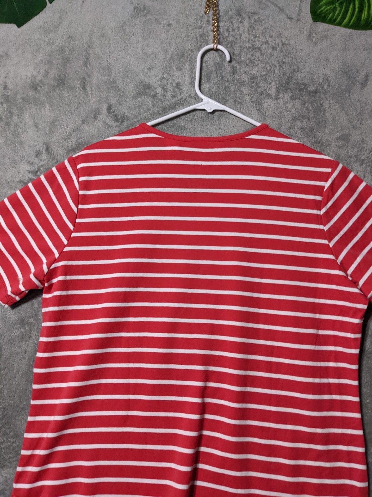 DRAPER’S & DAMON’S Women Knit T-Shirt Striped Multicolor Casual PETITE PL