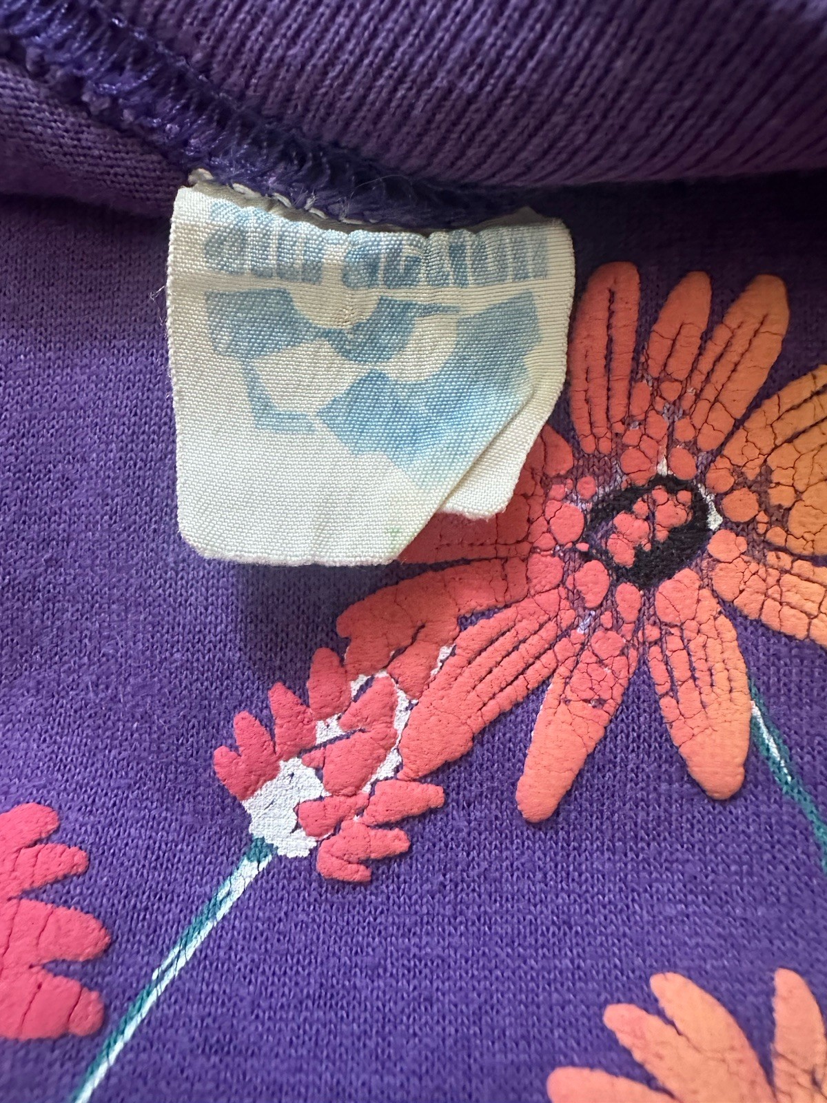Vintage Niagara Falls Flower T Shirt Women’s Purple 90’s Floral