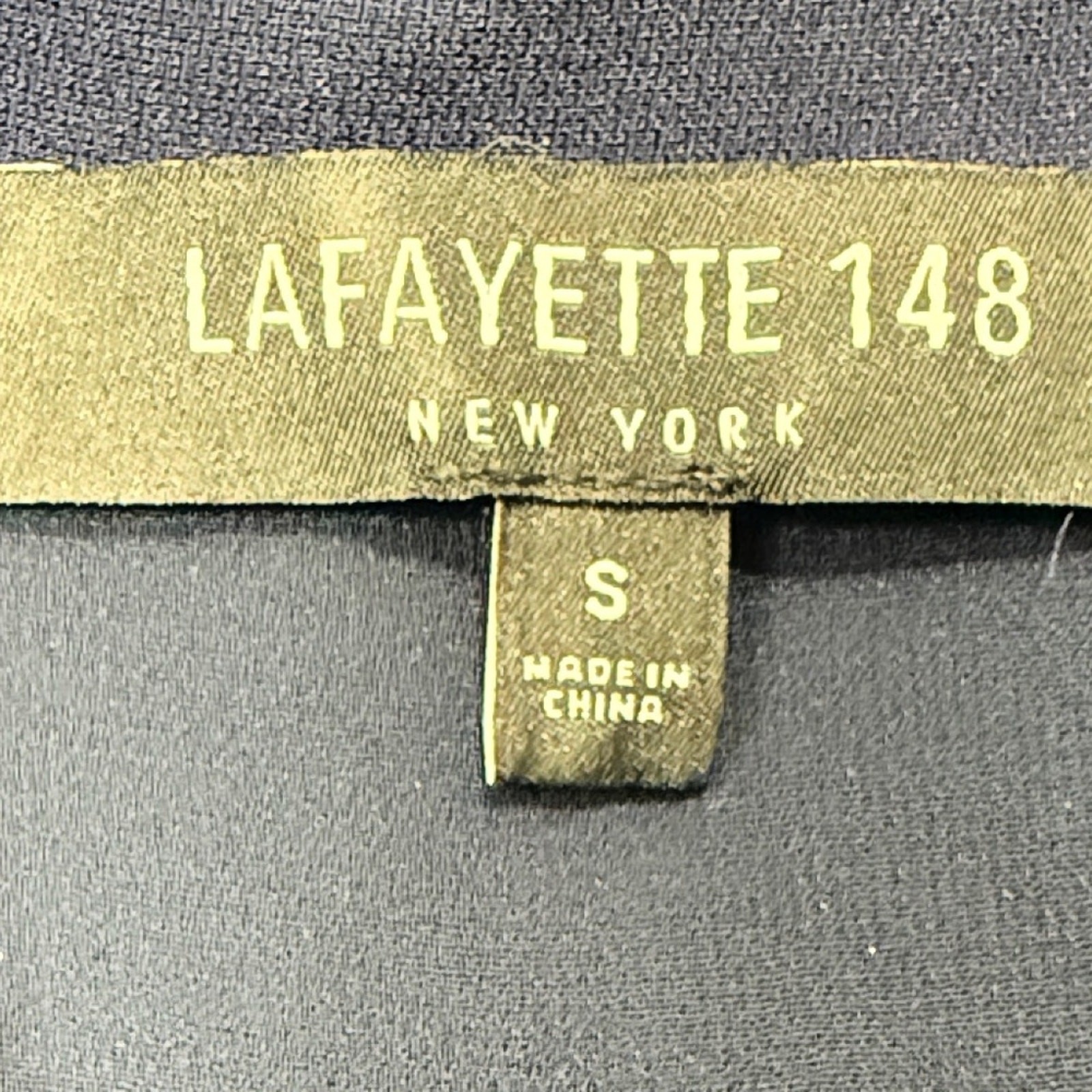 Lafayette 148 New York Midnight Blue Navy Blouse