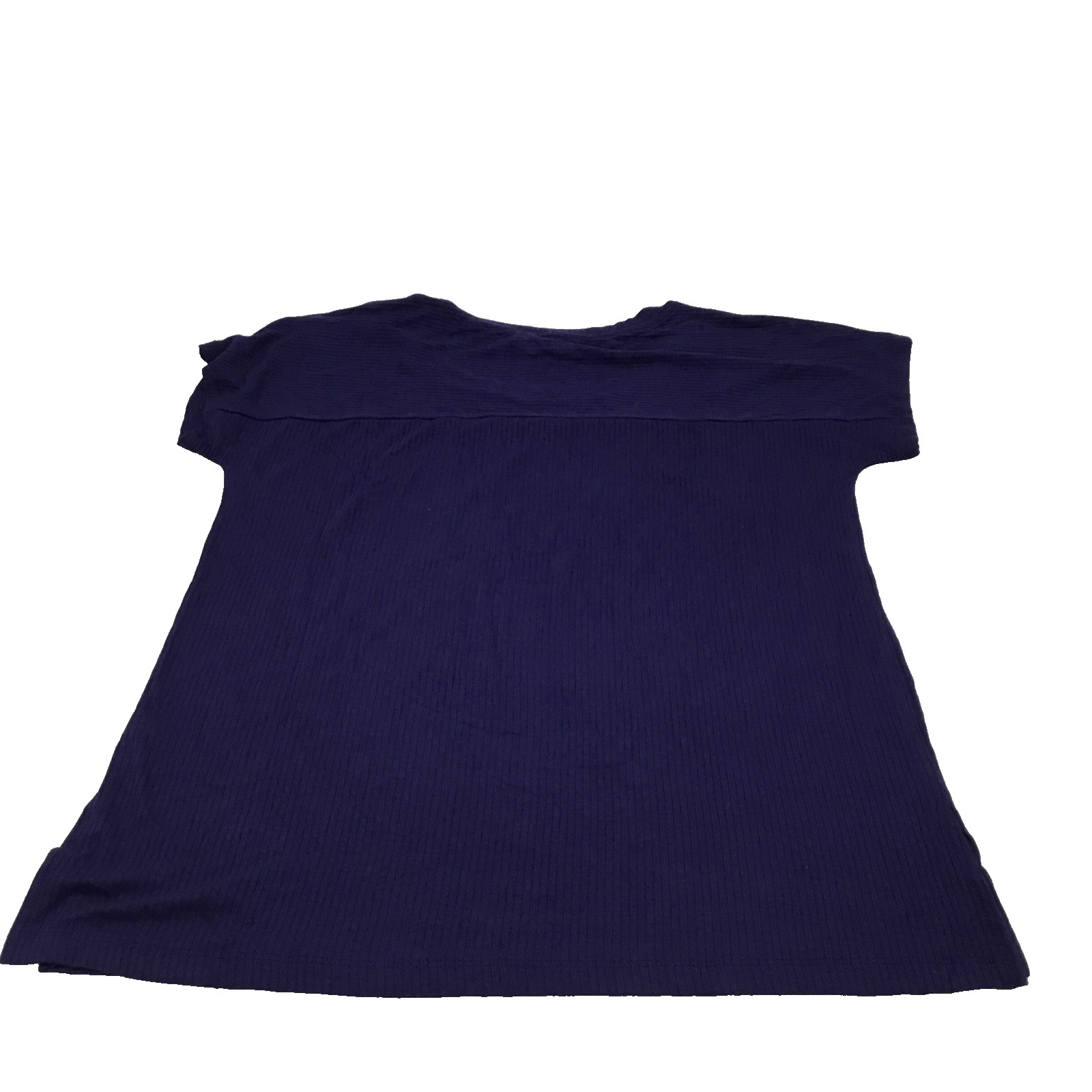 Felina Women Slub Crew Short Sleeve Tshirt, Blue( Astral Aura), XXL