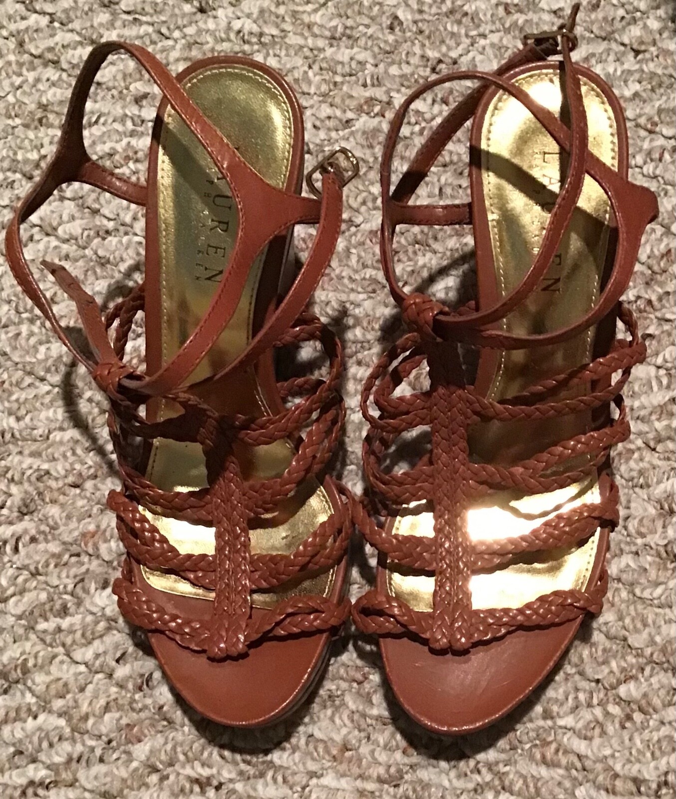 Women’s Lauren Ralph Lauren Sandals Tan Size 7