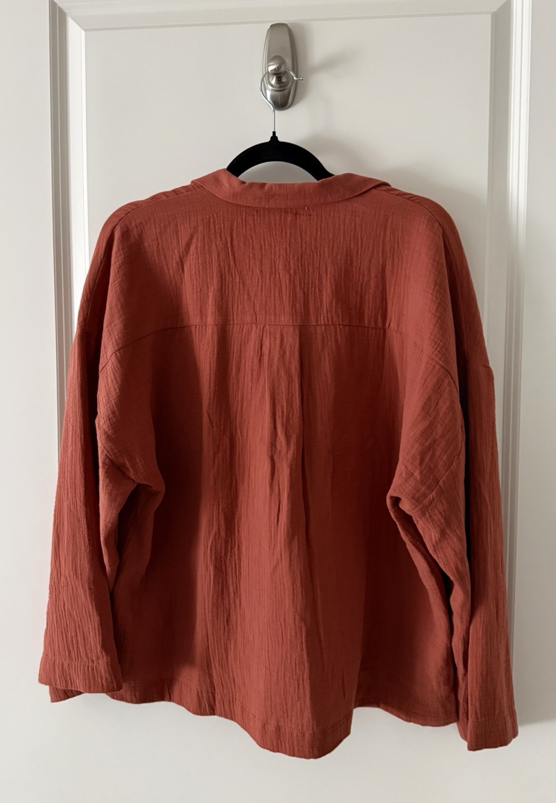 NEW MADEWEL Women’s NC185/186 Afterglow Red Oversized Gauze Lounge/PJ Set XL/XXL