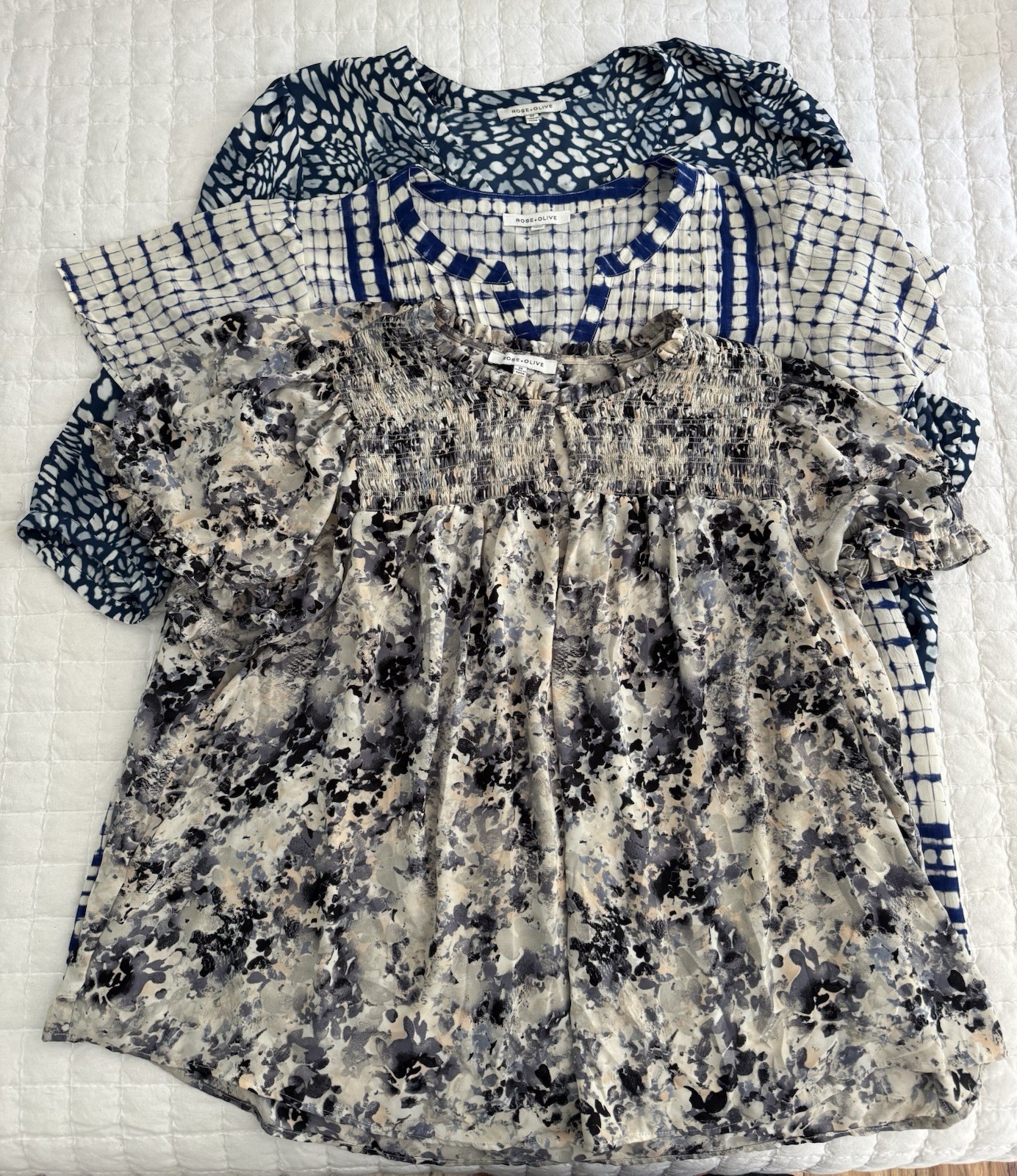 Women’s 3X Pius Size Tops. Lot of 3. Rose+Olive