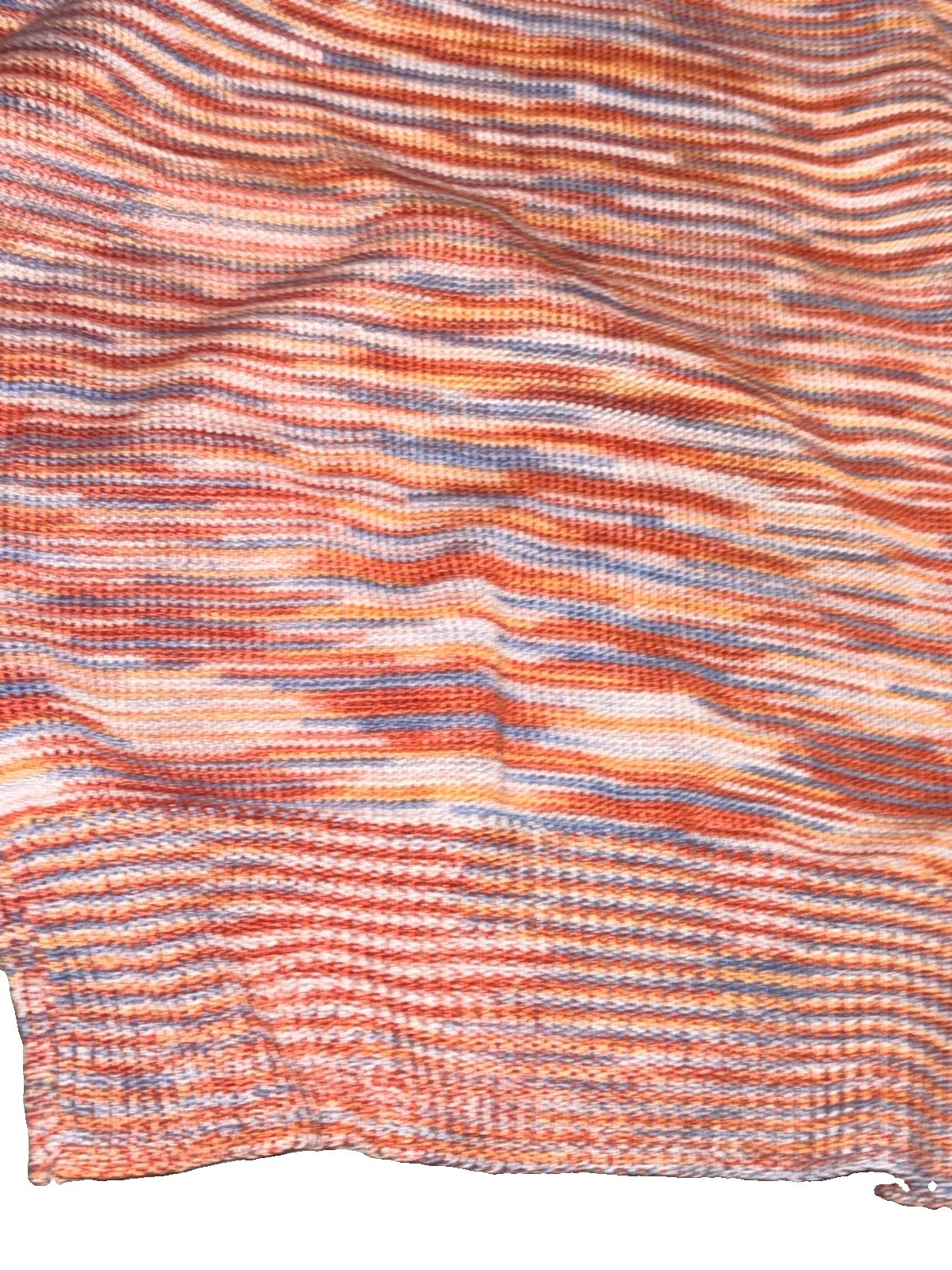 Vintage 80s/90s Ty-Ups Space-Dye Knit Crewneck Short Sleeve Top Size Small
