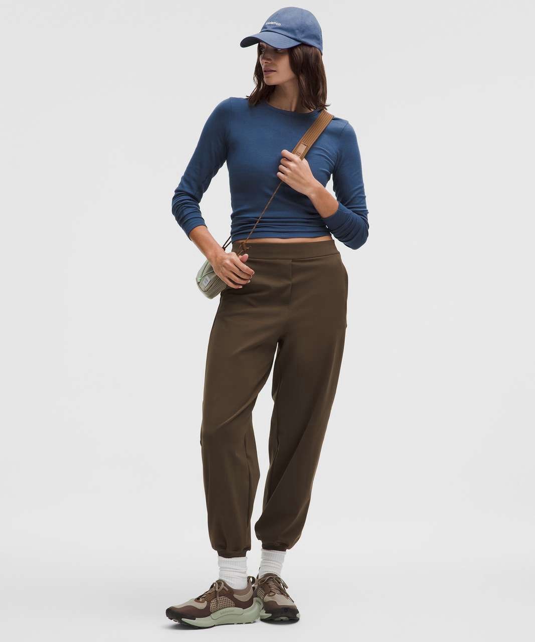 NWT lululemon Hold Tight Long Sleeve in Blue Twill sz 4
