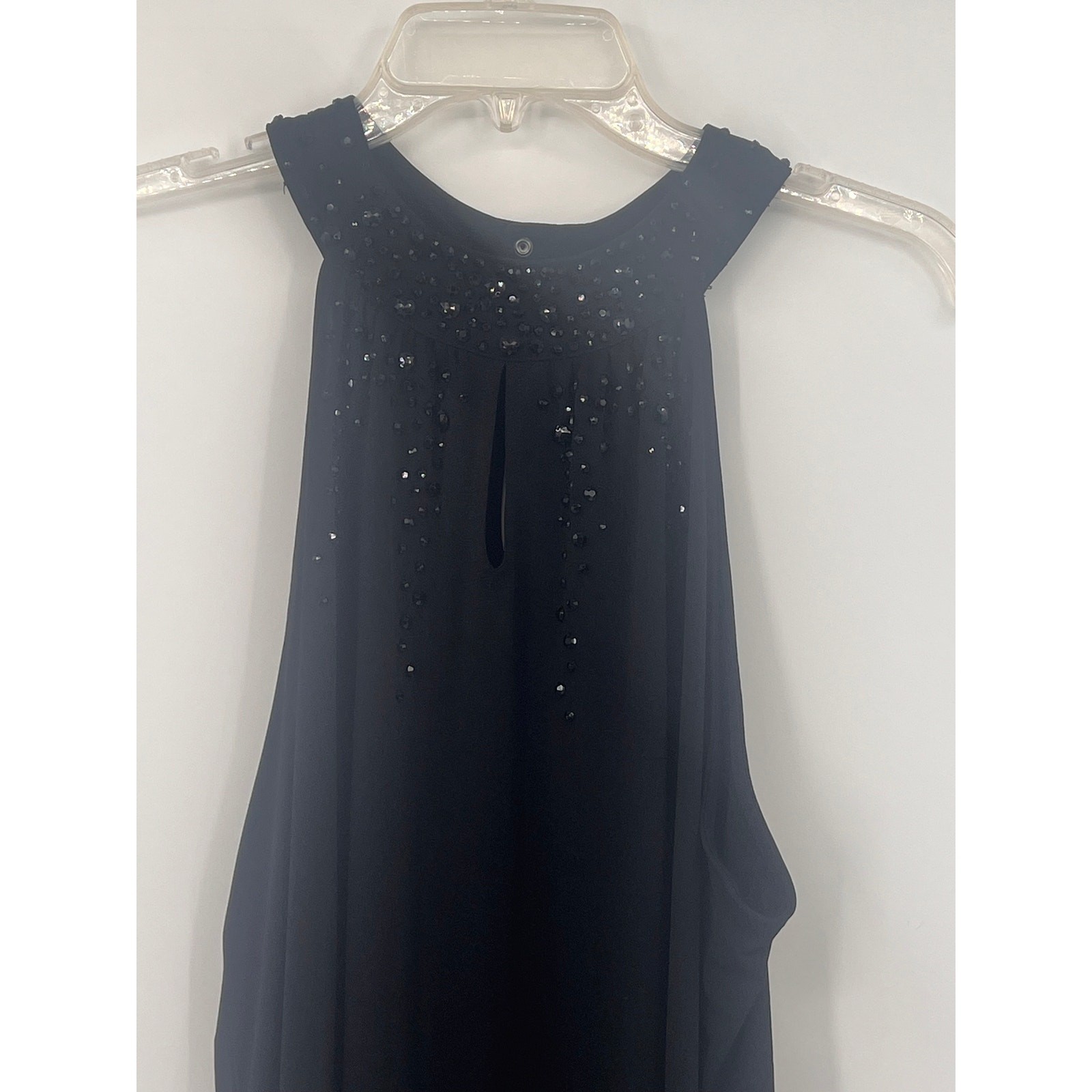 Lane Bryant Dress Black Halter Tank Top Boho Evening Club Bling Boho Club Evenin
