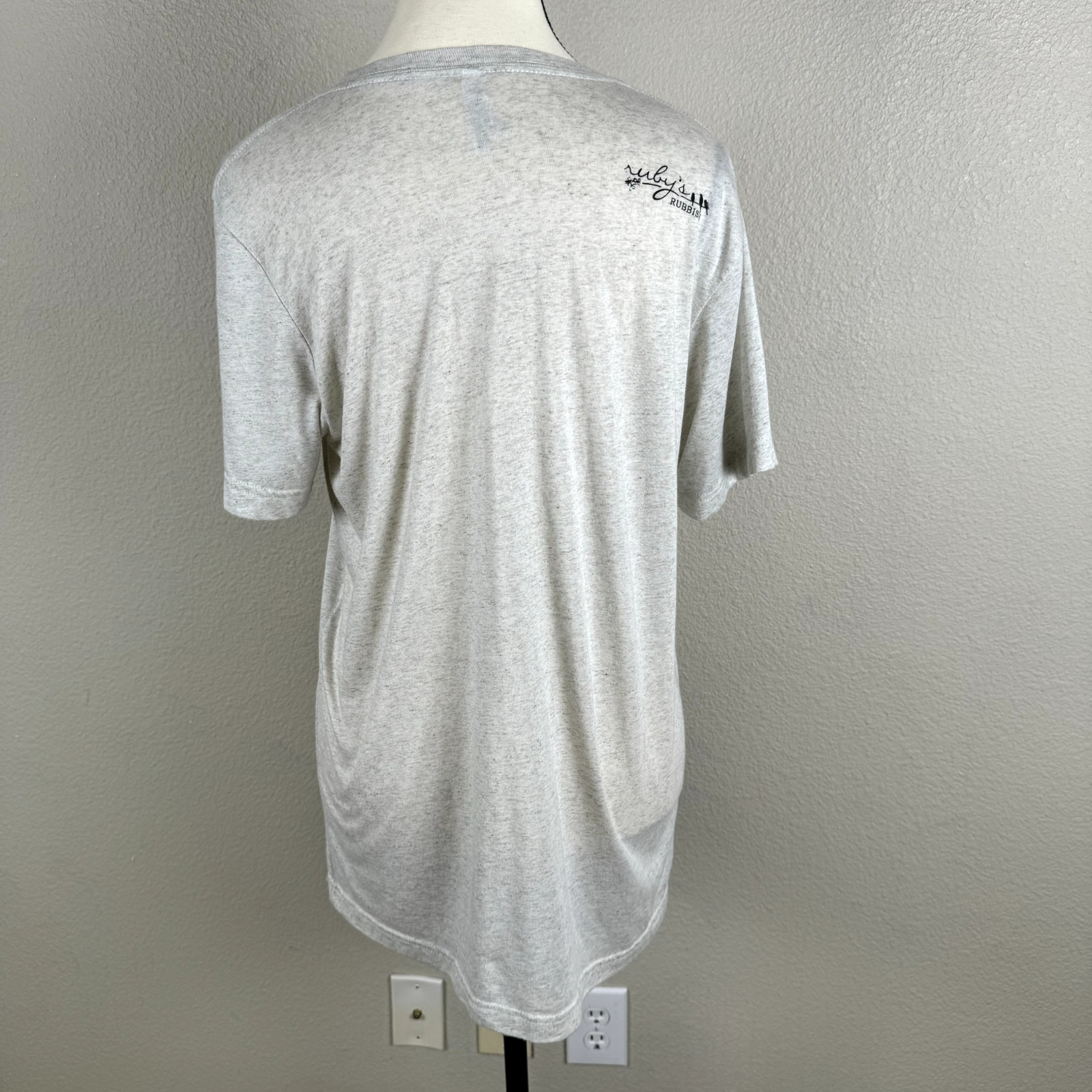Rubys Rubbish Shirt Women M Heather Grey Long Live The Cowgirls Graphic Western
