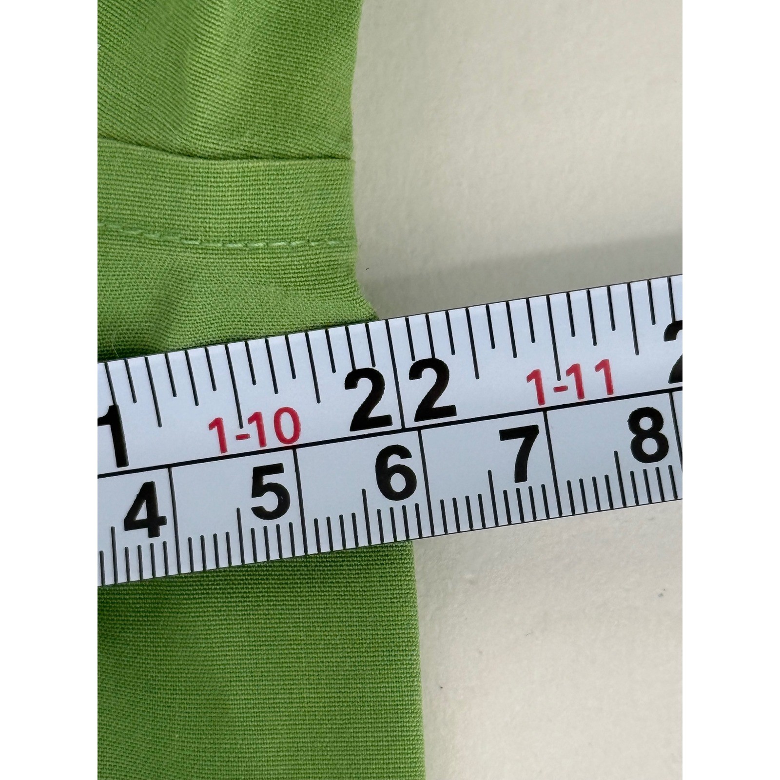 Talbots Petites Green Button Down Blouse Wrinkle Resistant Stretch Sz 16P