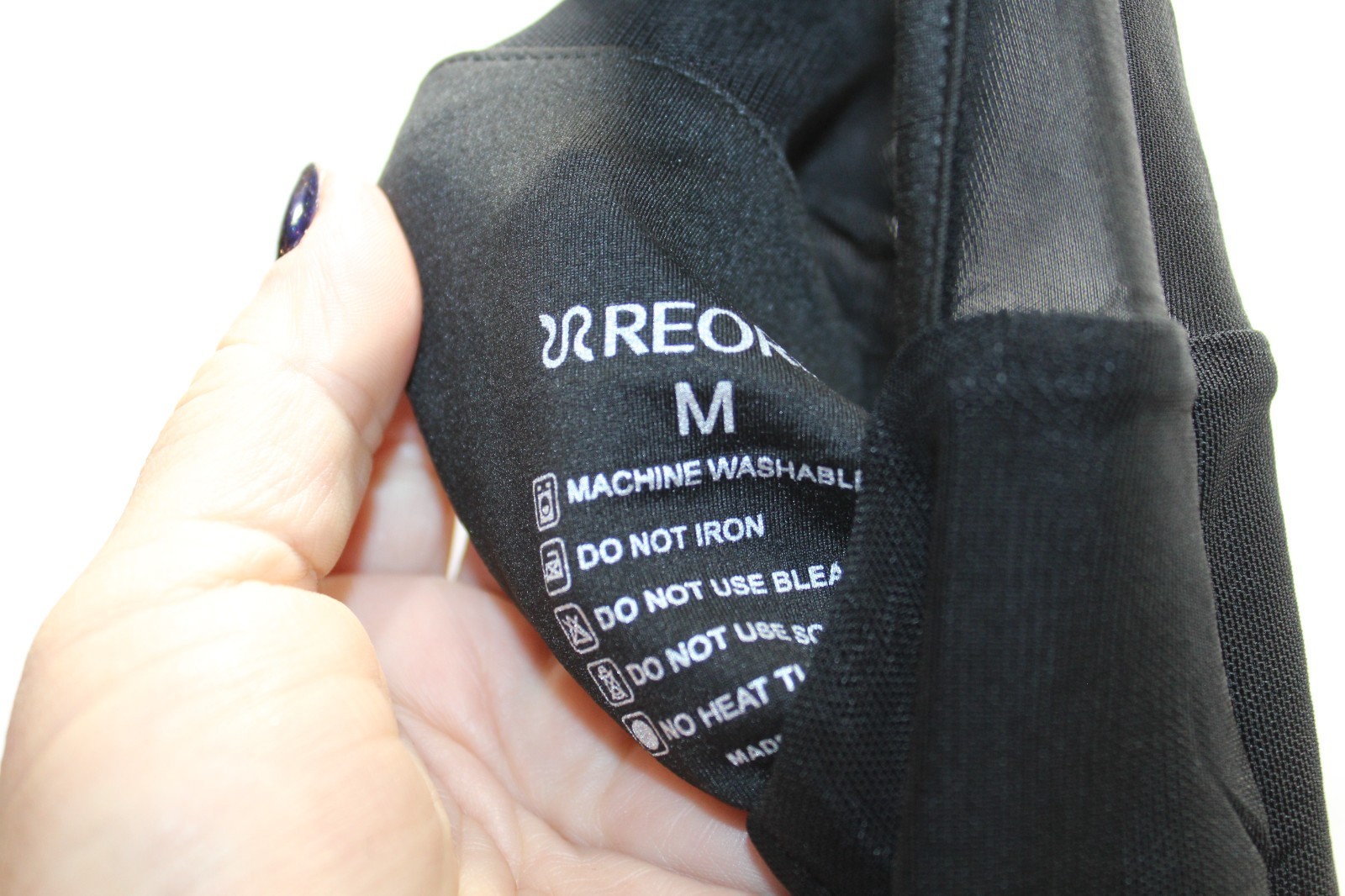 Reoria Bodysuit Women’s Size M Black Sleeveless Tank Top Thong New NWT