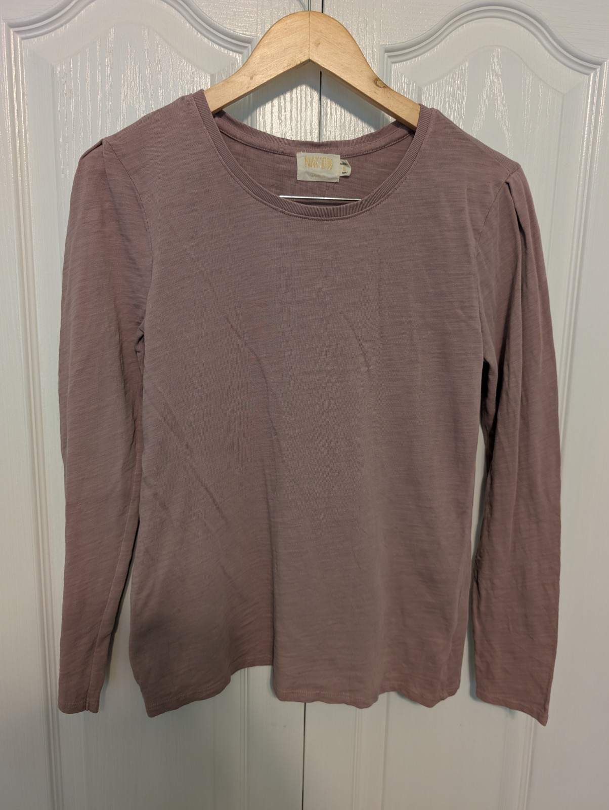 Nation LTD Long Sleeve Tee Top Small Cotton