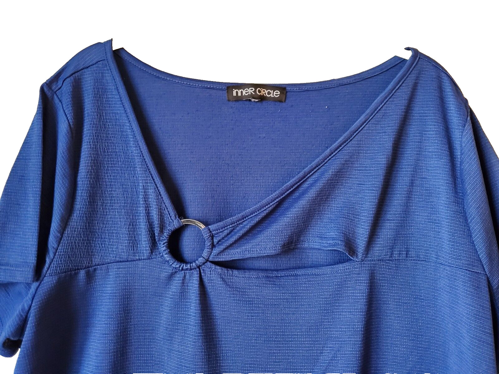 Inner Circle Blue Cutout Top