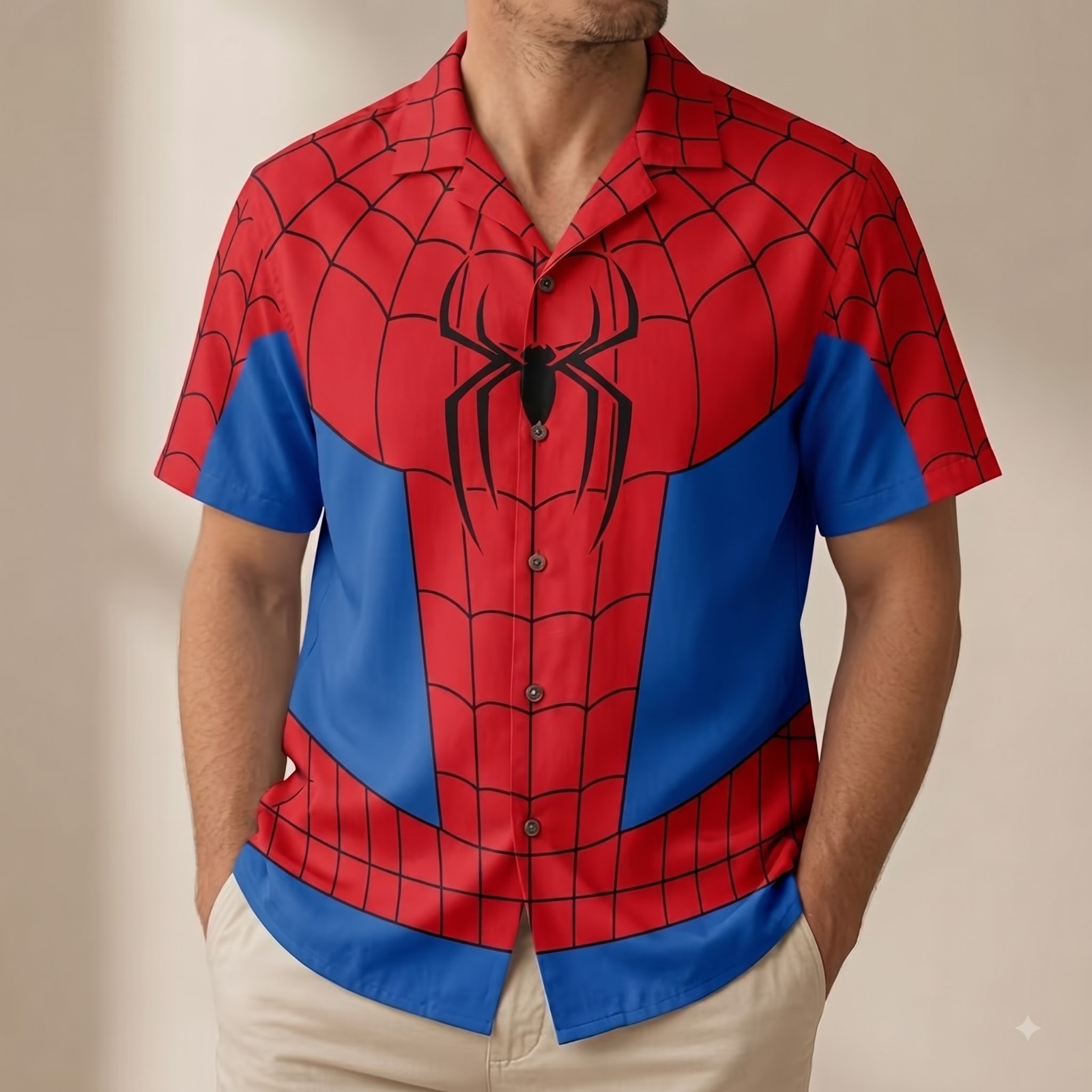 Spidey Brand New Day Hawaii Shirt, Spider Superhero Halloween Cosplay Costume