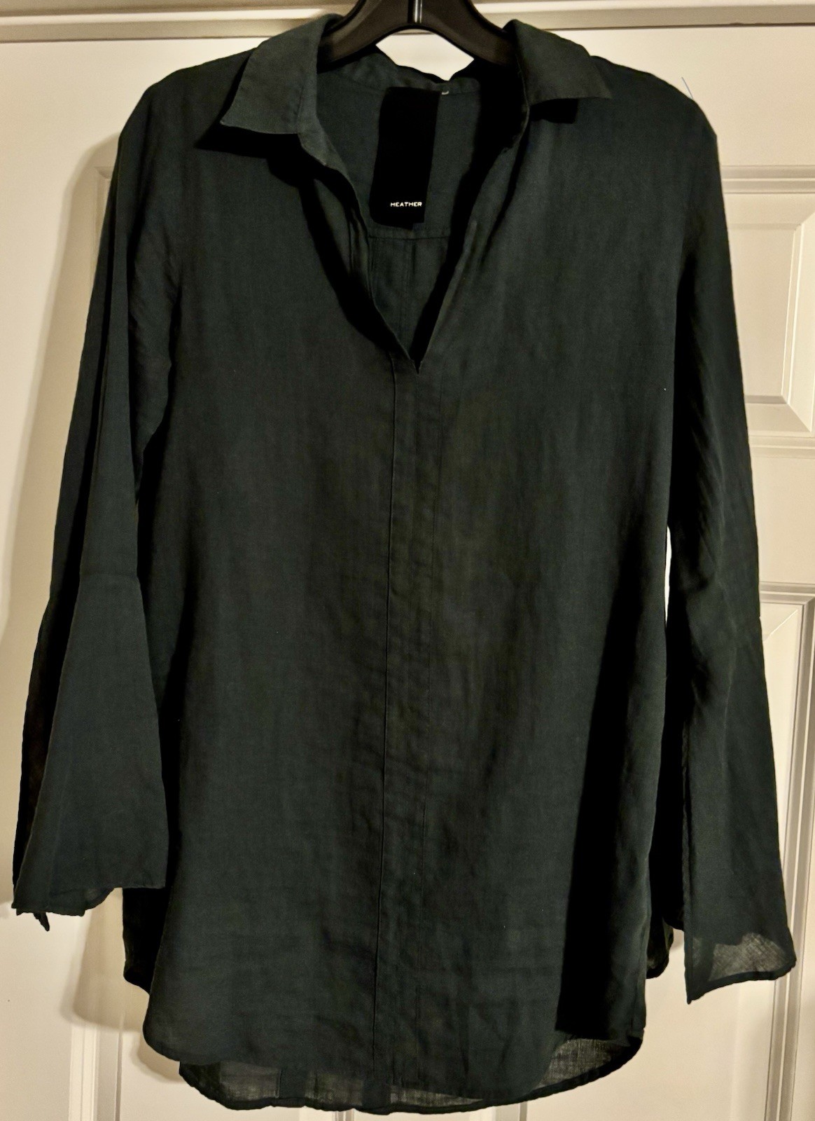 Heather x Revolve Coastal Preppy Boho Old Money Quiet Luxury Pleat Back Size Sp
