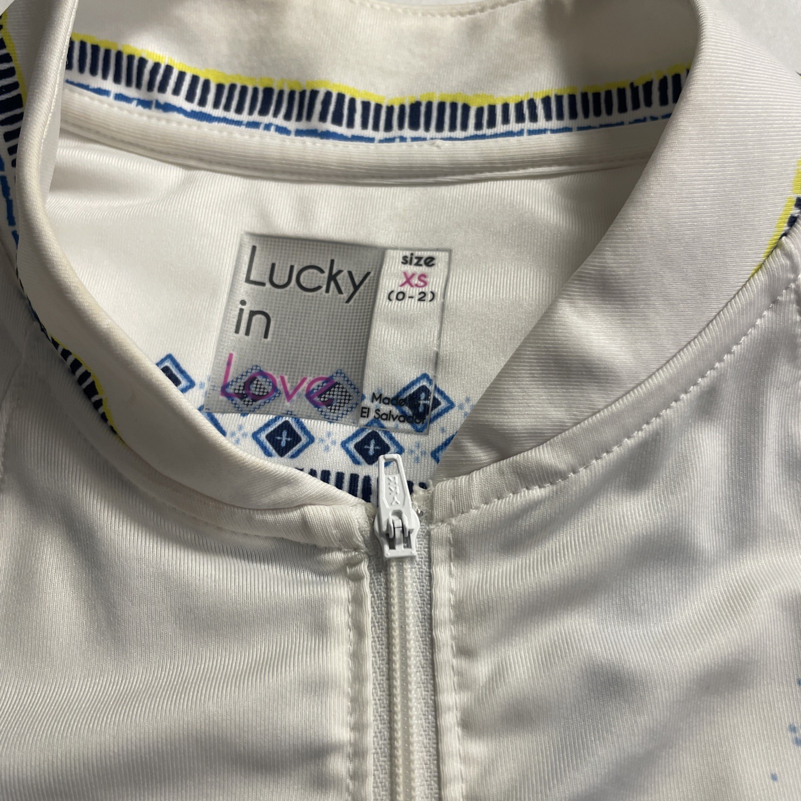 Lucky In Love Golf Blouse Size XS