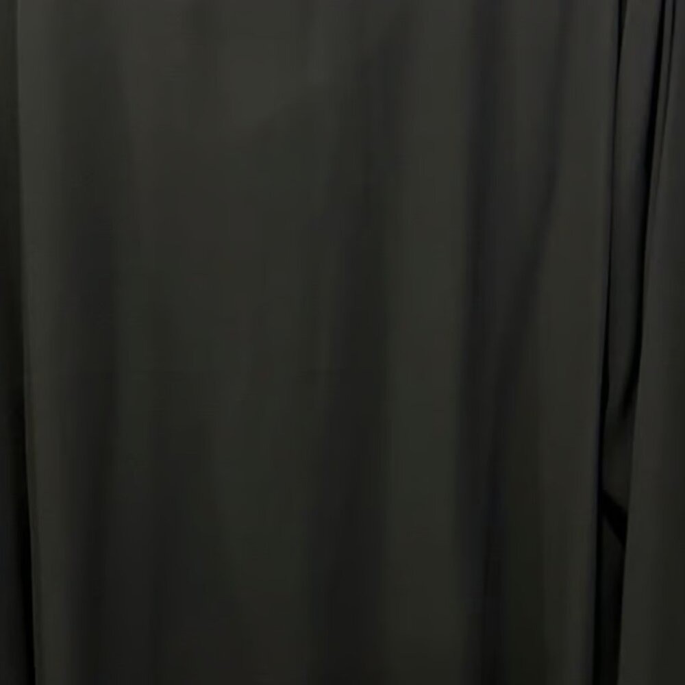 Torrid Black Georgette Bow Tie Blouse Long Sleeve Smocked Cuff Top 3X
