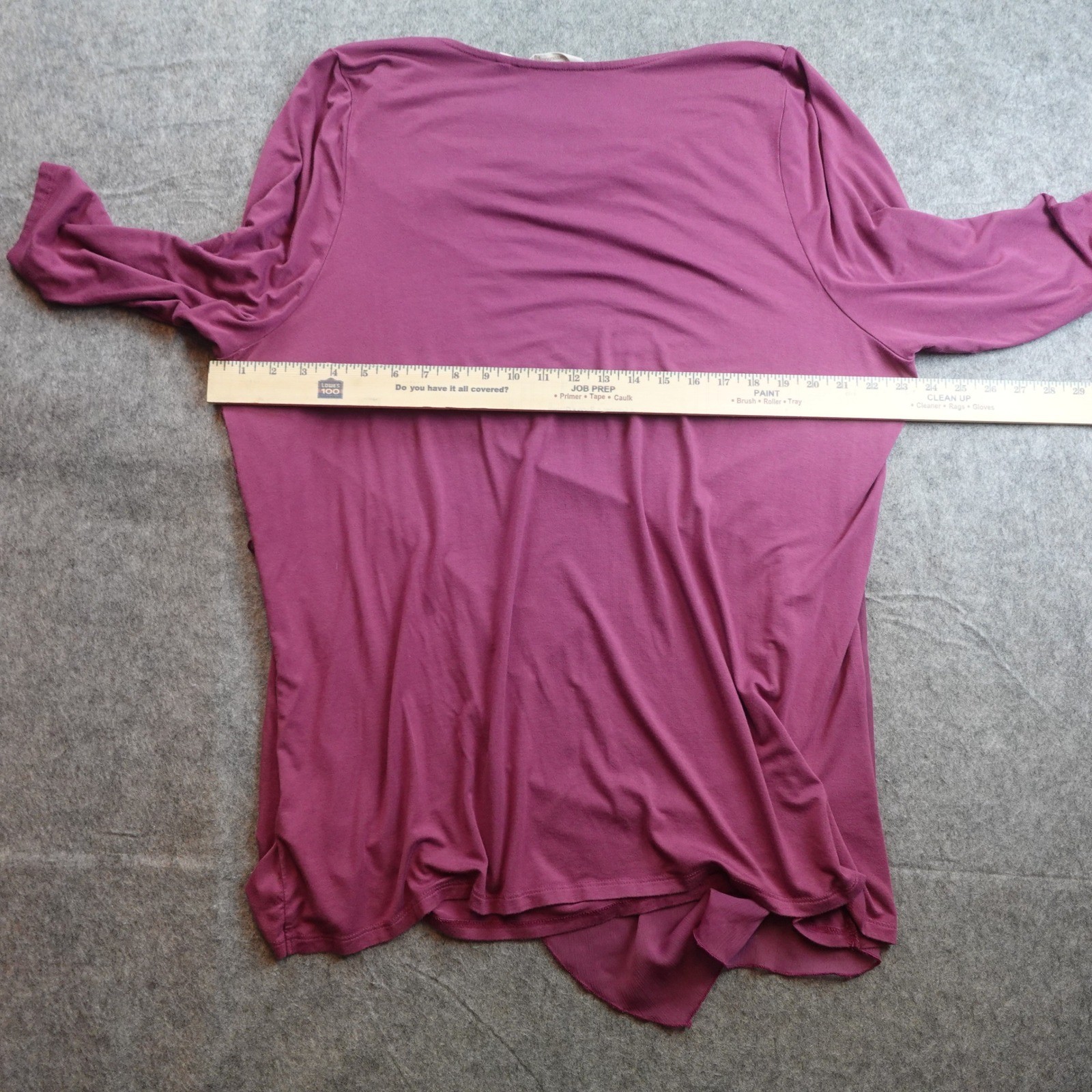 Soft Surroundings Top Womens 2X Pink Tunic Waterfall Drapey 3/4 Sleeve Cowl Neck