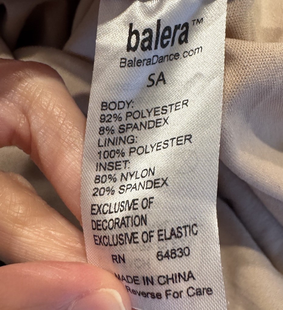 Balera Purple Sequin Tank Top Size Small Adult SA Black Trim Dance Salsa Sparkle