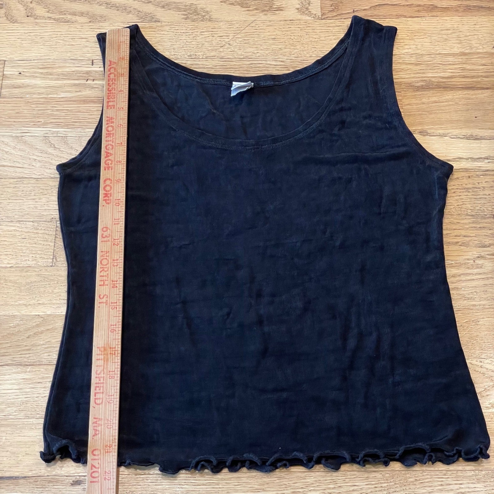 Y2K Indie Grunge Goth Alt Minimalist Whimsigoth Relaxed Sheer Tank 90s Soft