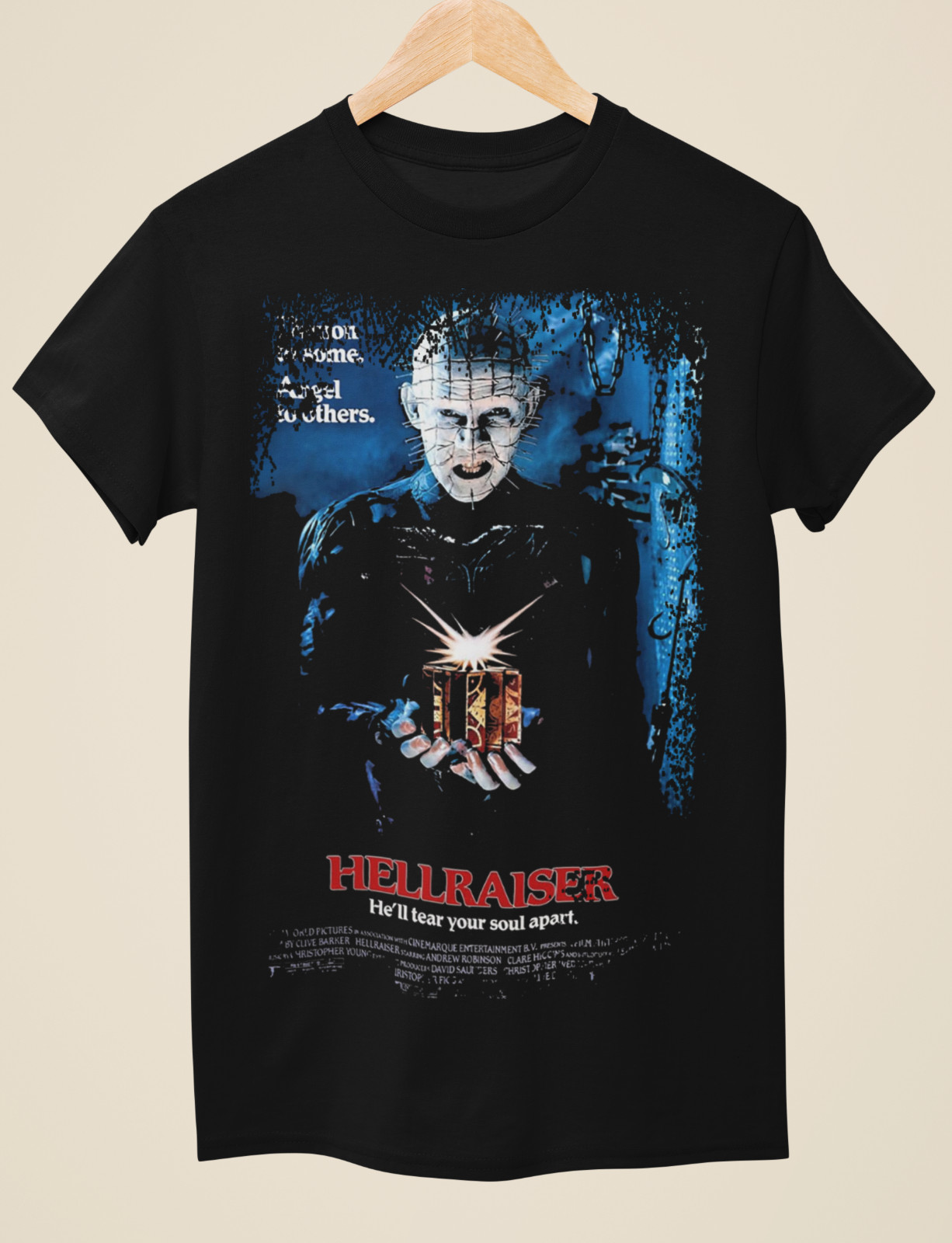 Hellraiser – Movie Poster Inspired Unisex Black T-Shirt