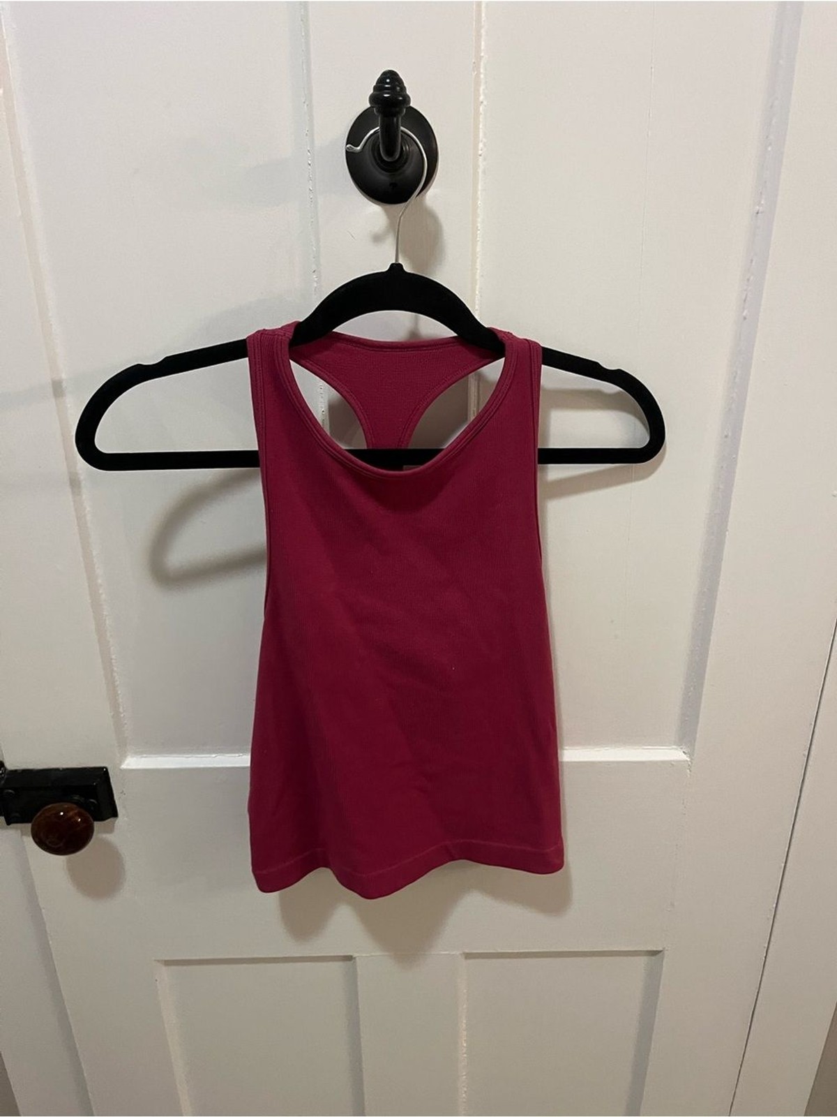 Intimately Free People High-Neck Ribbed Crop Tank Top Pink Size Medium to Large