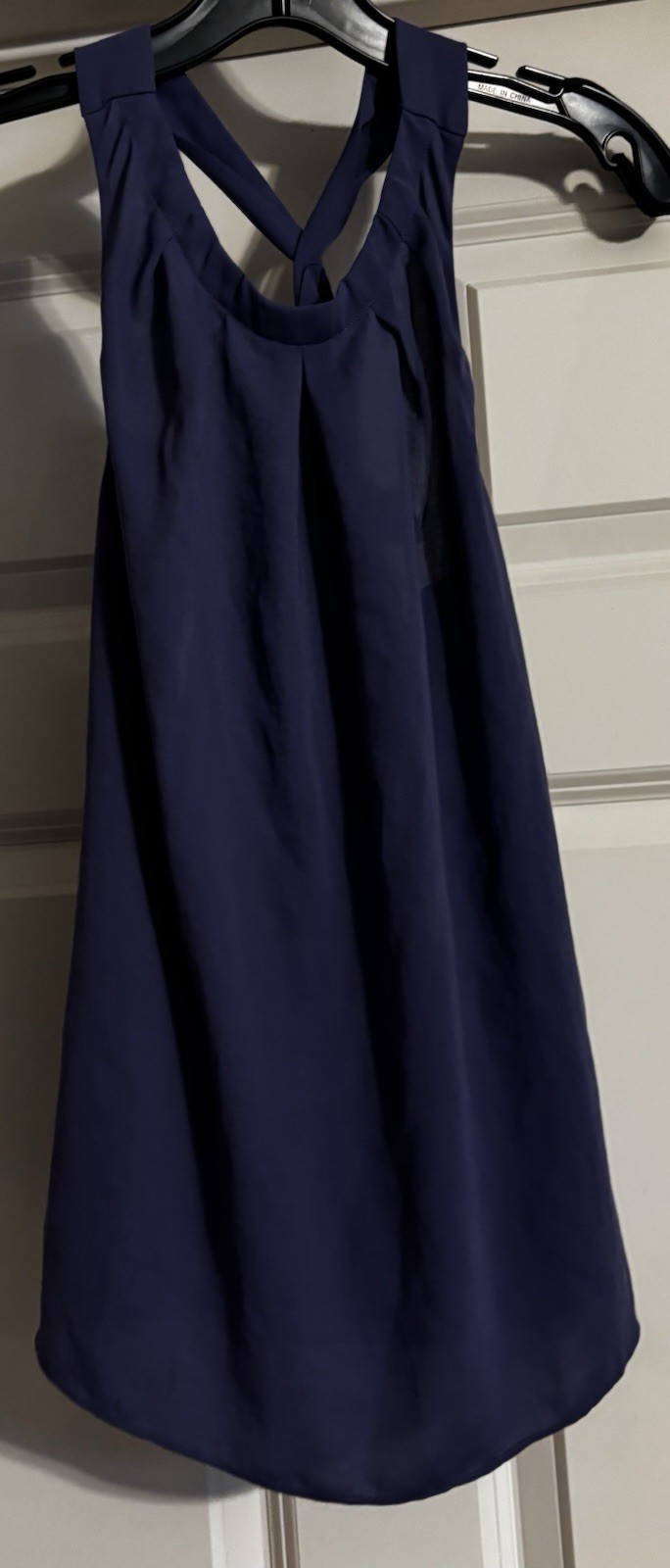 Banana Republic Old Money Quiet Luxury Mob Wife Glam Silky Crossed Back Size 2