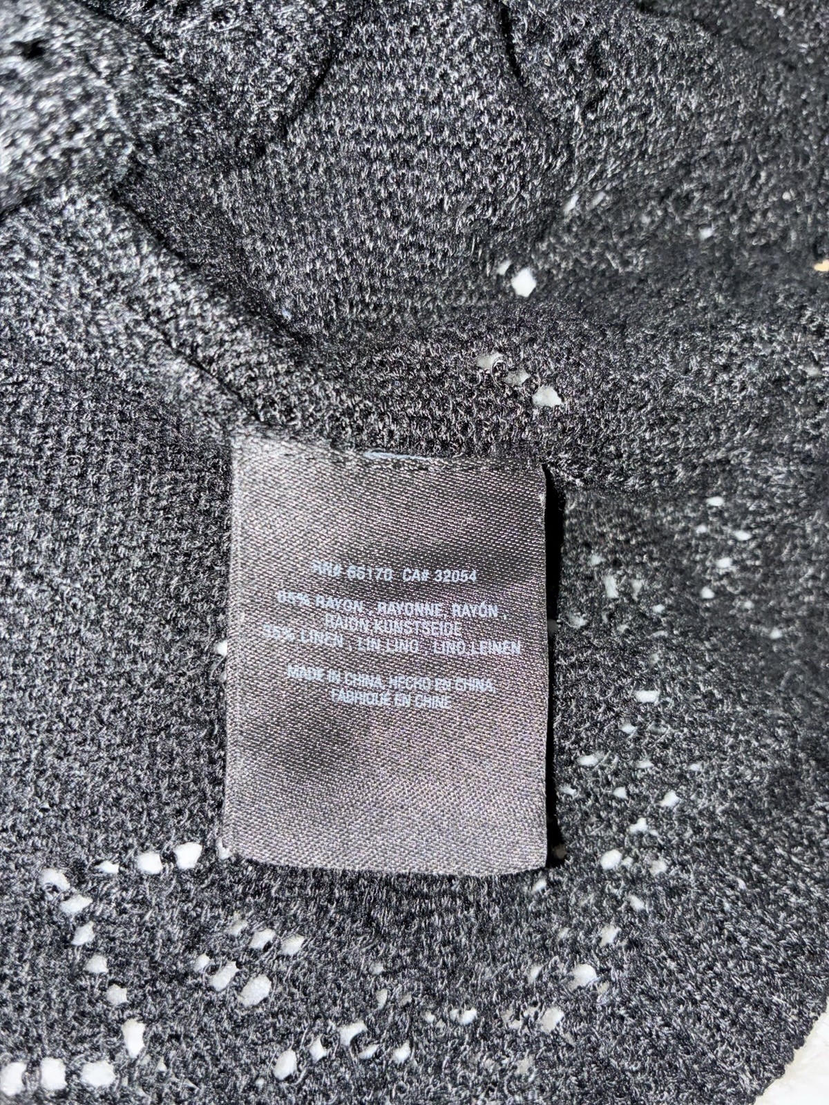 Meadow Rue By Anthropologie Linen Blend Boho Pointelle Sweater Open Knit Top S