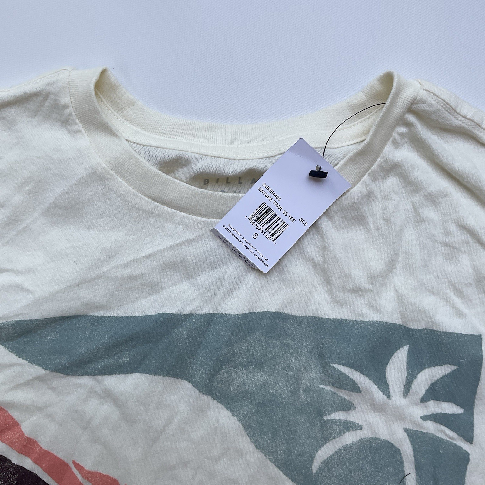 Billabong Women’s Nature Trail Short Sleeves Tee Loose Fit Size Small